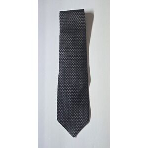 Valerio Garati Mens Silk Geometric Pattern Necktie Handmade
